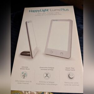Verilux HappyLight Lumi Plus LED Light Therapy Lamp - White